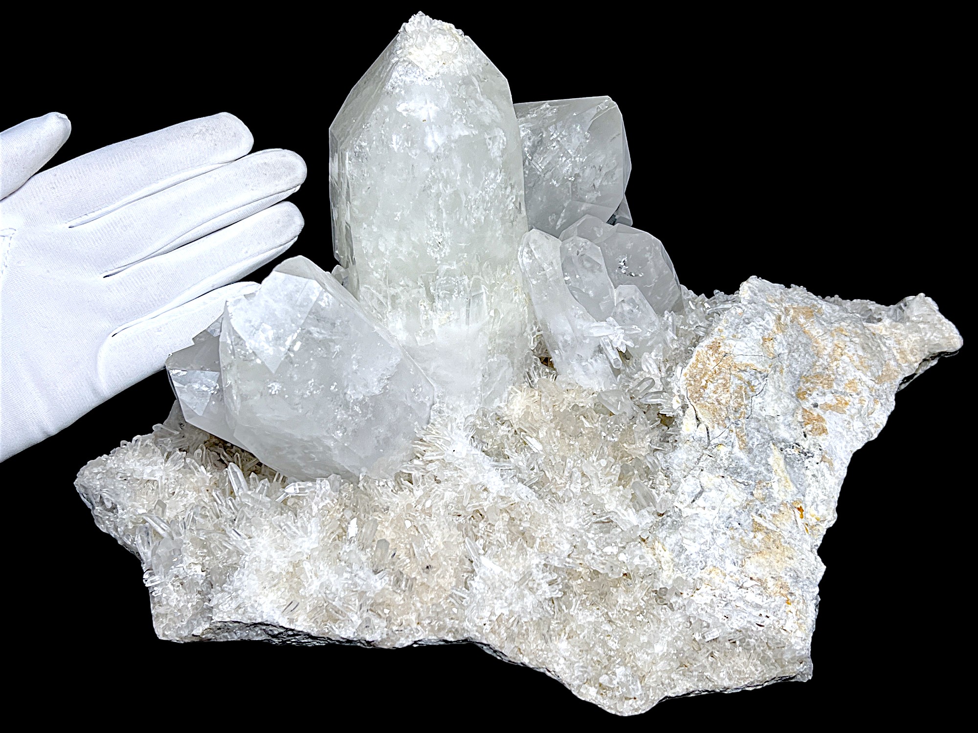 インド パルバティ渓谷産 ヒマラヤ水晶クラスター