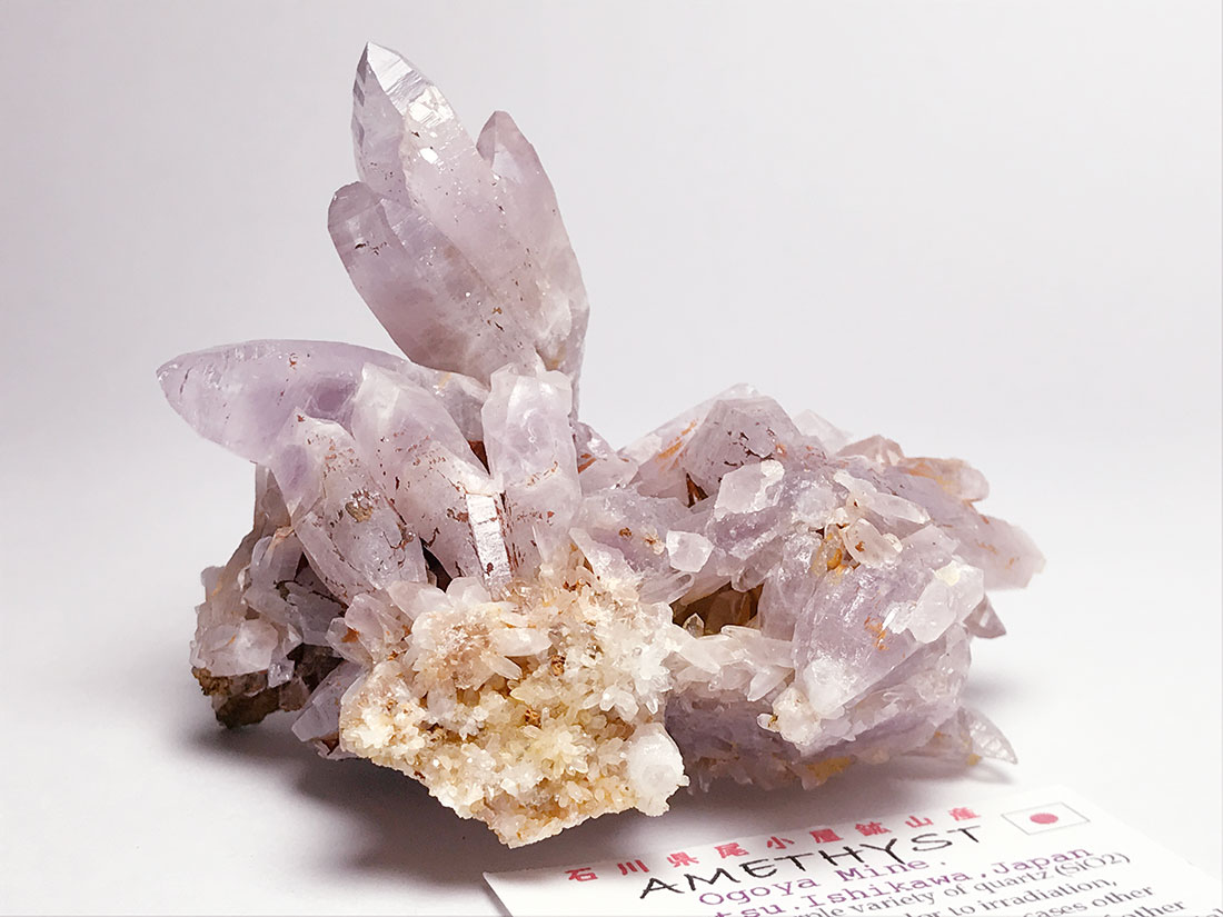 5506 紫水晶原石（ファントムアメシスト） 栃木県上都賀郡足尾町足尾