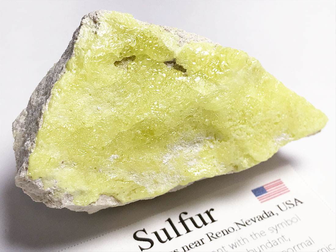 新入荷☆造型美 極上 天然石 サルファー 自然硫黄 原石 母岩 アメリカ 